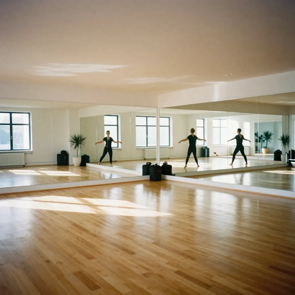Dansers in actie tijdens een energieke les